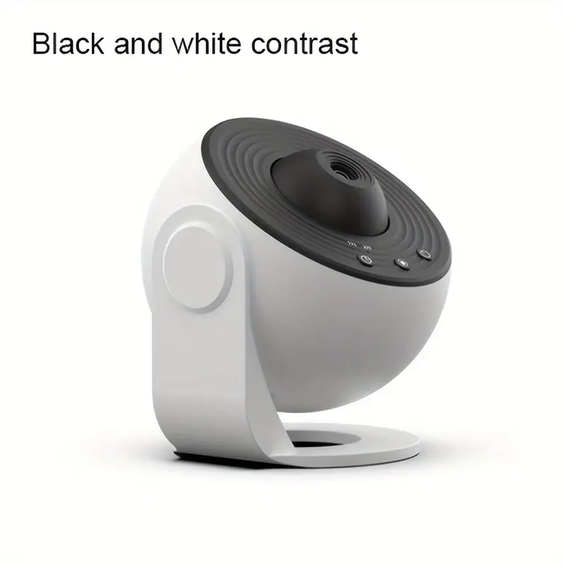 1pc LED Creative Romantic Starry Sky Galaxy Globe Projection Lamp, USB Starry Sky Atmosphere Lamp, ABS Material, USB Power 1.5-5m Rotating Focus, Send 12 HD Slides, Suitable for Bedroom And Living Room Esports Room, Holiday Gifts And Birthday Gifts.
