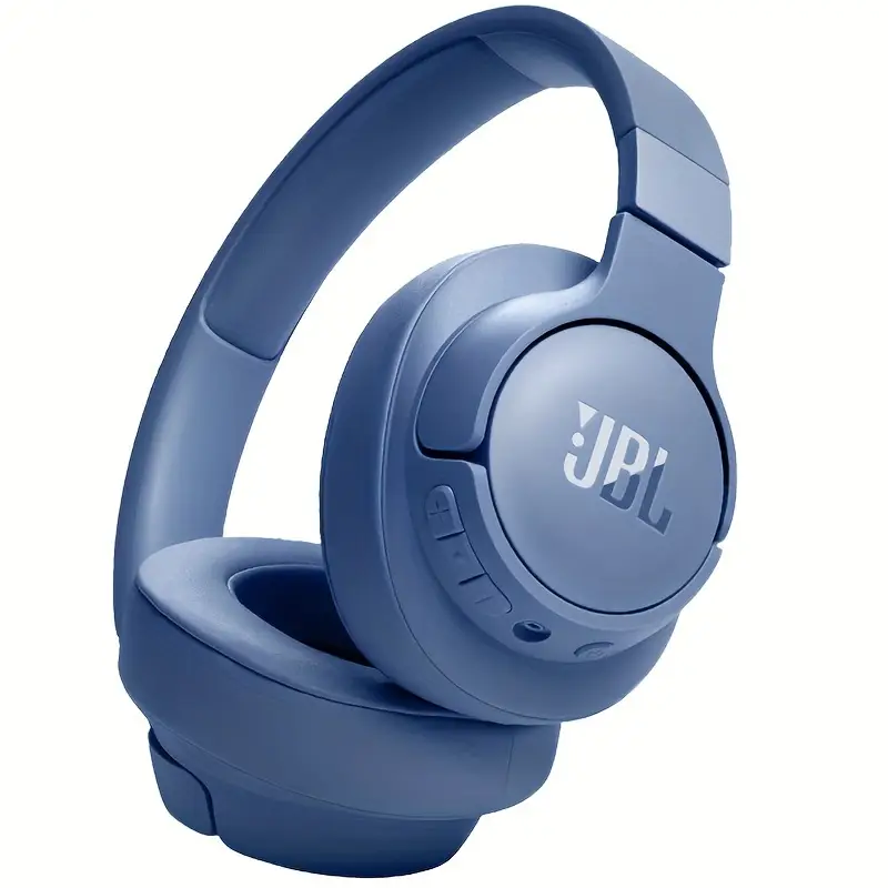JBL TUNE 720BT Over-Ear Wireless Headphones, Sound Isolation, Volume Control, Condenser Mic, 3.5mm Jack, Non-Waterproof, Plastic, for Phone, Sports & Exercise, Long Battery Life, USB Charging, 500mAh, 2.5W-5W, Theme: Movie/TV Series/Games/Cartoons, Adult - No Charger Included